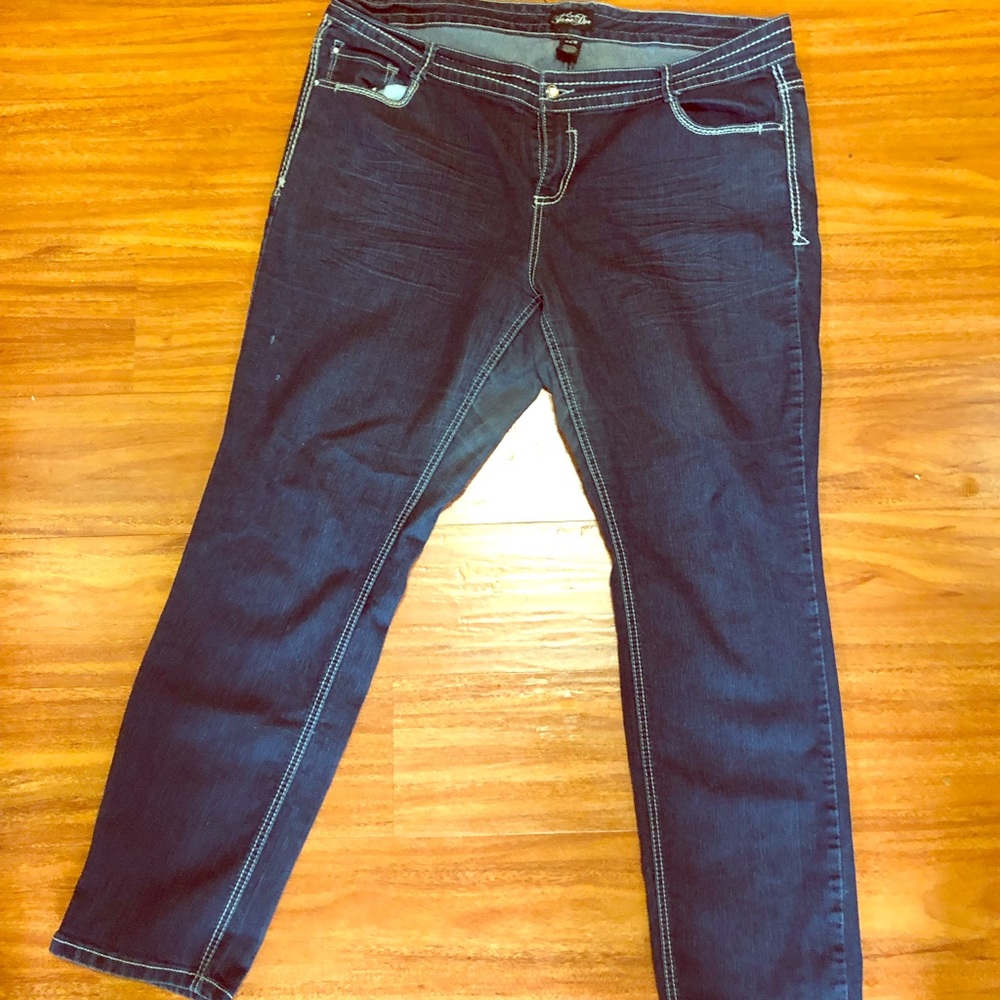 Two Pairs of BLUE JEANS SIZE 22